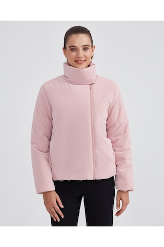 Skechers W Outerwear Padded Jacket Kadın Light Pink Mont S232044-590 Pembe