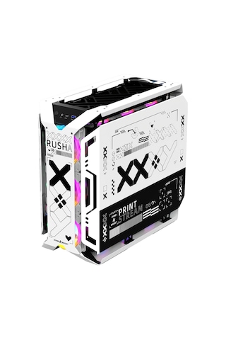 Hyper Rocket X-era Pro Atx Rgb Gaming Beyaz Oyuncu Kasası