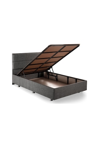 Nironyatak Niron Silver Baza Ve Başlık Seti 120X200 Cm Tek Kişilik Kaydırmaz
