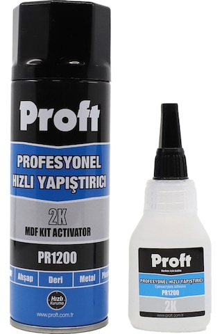 Proft Mdf Hızlı Yapıştırıcı 200ml + 50gr