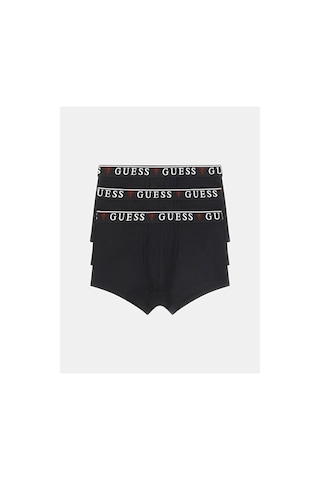 Guess Brian Erkek 3'lü Boxer Paketi Siyah