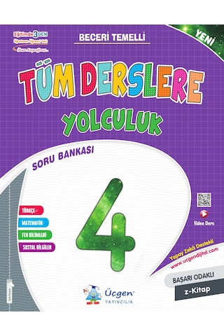 Üçgen 4. Sınıf Süper Üçlü - Tüm Derslere Yolculuk + Problemler + Oku Anla + Hediye Sosyal Çalışma Yapr