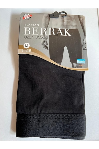 Berrak 1125 Erkek Pamuk Likralı Uzun Boxer