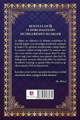 Resulullah S.a.v. Ve Dört Halifenin Hutbeierinden Seçmeler- ...
