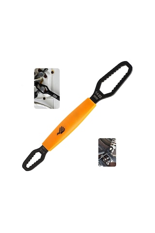 Çift Ağızlı Evrensel Kendinden Sıkma Çok Amaçlı Anahtar Çelik İngiliz Torx Cırcır Anahtarı 6-13 / 14-22 mm
