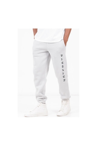 Jahr Marc Baskılı Oversize Gri Erkek Eşofman Altı Gri