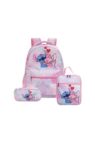 Dikiş İlköğretim Okul Çantası Çocuk Karikatür Sırt Çantası Sırt Çantası Erkek Kız Anime Kawaii Karikatür Okul Çantası Mochila Koyu Gri