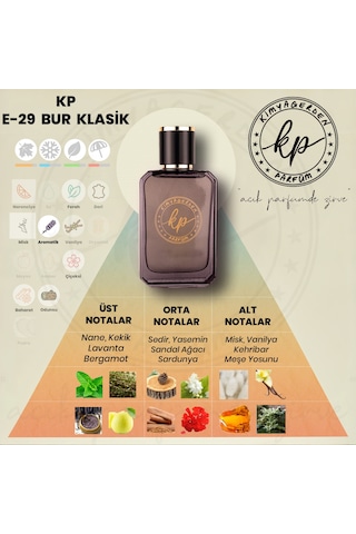 Kimyagerden E-29 Açık Erkek Parfüm 50 ML