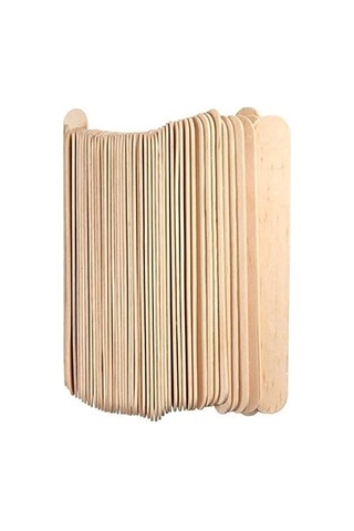 100 Adet Ağda Spatulası - Dil Basma Çubuğu 001 Siyah