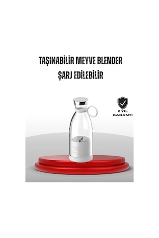 Taşınabilir Usb Şarjlı Taze Meyve Suyu Blender