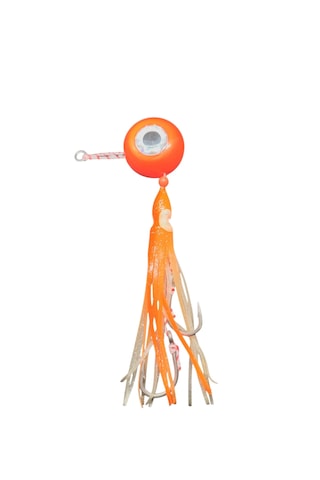 S.f. Melek Gözü Jig 250g Turuncu Uv - 0/5 No Paslanmaz İğne