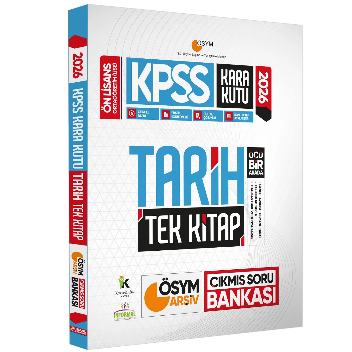 2026 Kpss Önlisans Gy-gk Tekli Kitap Ekonomik Set Ösym Kara Kutu Çıkmış Soru Bankası Konu Özetli Çözümlü