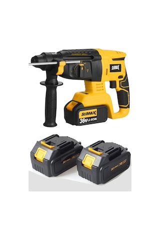 Stlmax AKD-36 36 V 5 Ah Çift Akülü Şarjlı Kırıcı Delici