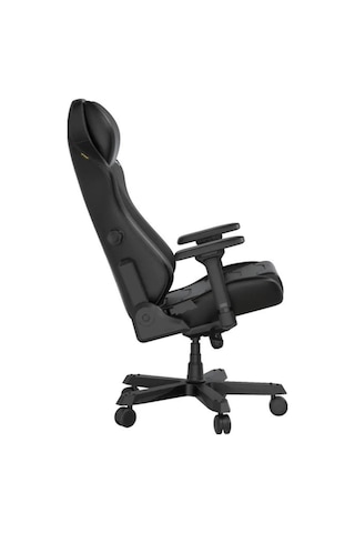 Dxracer Master Serisi Xl Mikrofiber Suni Deri Oyun Koltuğu, Mikrofiber Deri, 4d Kolçaklar, Çok Fonksiyonlu E Siyah