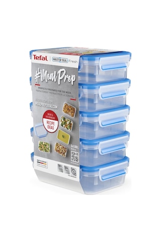 Tefal MasterSeal Fresh Gurme 5'li Saklama Kabı Seti - 0.85 L