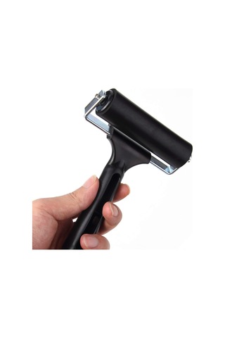 Kaymaz Saplı 4 İnç Kauçuk Rulo, Baskı Ve Yapıştırıcı İçin Profesyonel Sanat Malzemeleri B