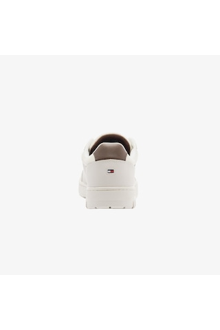 Tommy Hilfiger Deri Logolu Erkek Bej Sneaker Fm0fm05467 Bej