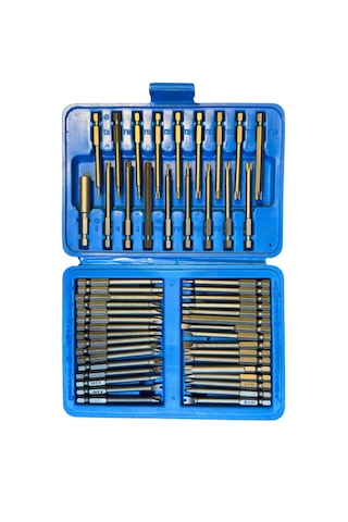 50 Parça Profesyonel Uzatılmış 75mm Mıknatıslı Bits Tornavida Ucu Seti