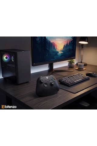 Xbox Uyumlu Tekli Oyun Kolu Standı, Minimalist Gamepad Tutucu - Siyah