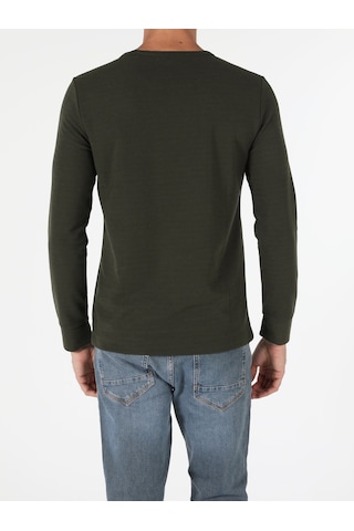 Colin'S Regular Fit Haki Erkek Tişört Cl1057212_Q1.V1_Kha Haki