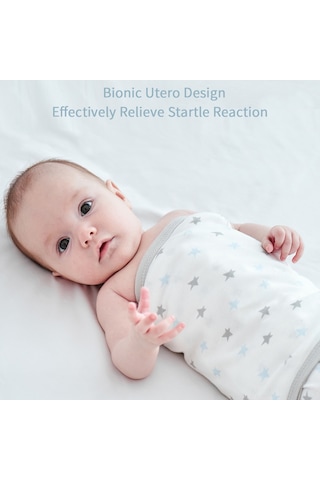 Xindoker Yeni Doğan Bebek Pamuklu Sarıtm - Kaptan Desenli, 3-4 Ay İçin M Bedeni, 58x85cm