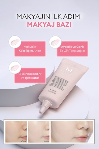 Missha Işıltılı ve Aydınlık Görünüm Sağlayan Makyaj Bazı M B.B Boomer 20 ML