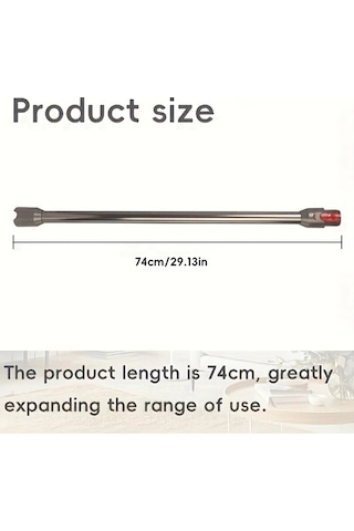 Fochsia 1pc Extension Wands Tube V12 Detect Slim V10 Digital Slim Cordless Vacuum Cleaner Uzun Süpürge Yedek Parça