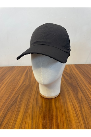 Hamze Mikro Paraşüt Delikli Kumaş Yazlık Unisex Beyzbol Cap Şapka Siyah