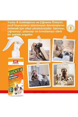 Bio Petactive Isırma Çiğneme Tırmalama Engelleyici Uzaklaştırıcı Kedi Köpek Spreyi 250 ML