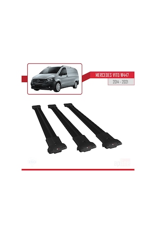 Mercedes Vito (W447) 2014 Ve Sonrası Fly Model Ara Atkı Tavan Bar