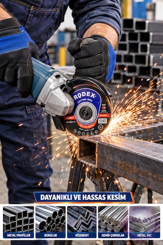 4 Adet Metal Kesici Demir Kesme Diski 115x1,0x22,23 Mm İnce Taş Spiral Demir Kesici Disk