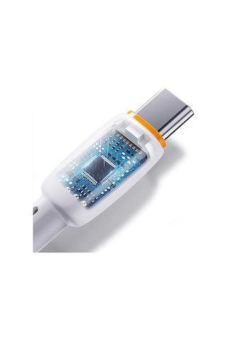 Lenyes Lc548-tc-l Type-c To Ligthing Hızlı Şarj Özellikli Data Ve Şarj Kablosu 27w 1m Beyaz Beyaz