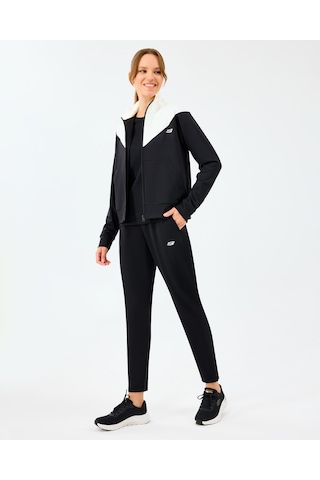 Skechers W Performance Track Suit Kadın Siyah Eşofman Takımı S212251-3817 Siyah