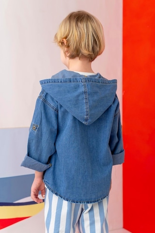 Zeyland Erkek Çocuk Denim Kapşonlu Gömlek - İndigo İndigo