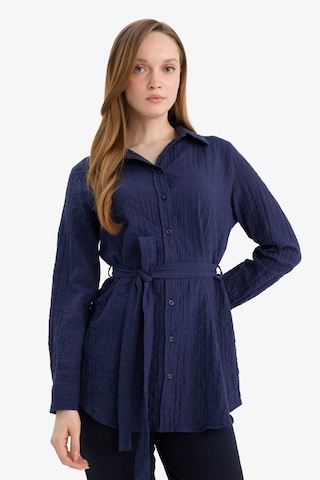 Defacto Regular Fıt Gofre Dokulu Tunik G8505ax26spnv31 Lacivert-nv31