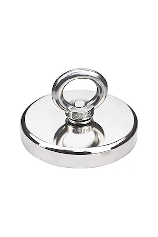 Magnet Fishing Neodyum Pot Mıknatıs, Çap 80Mm, Kurtarma Mıknatısı