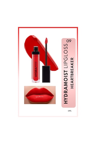 NoteCosmetics Hydramoist Lipgloss Nemlendirici Dudak Parlatıcısı - 09 Heartbreaker - Kırmızı