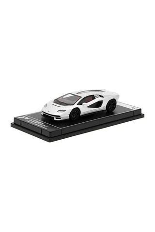 Hyper Car Lamborghini Countach Lpı 800-4 Bianco Siderale -league Collection 1/64 Model Araba