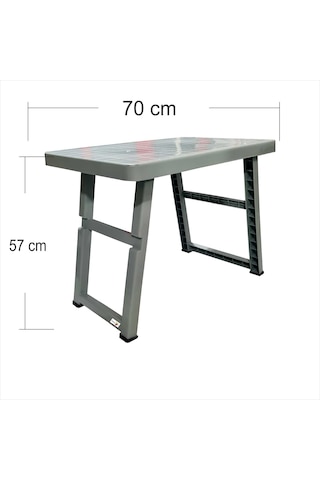 M3decorium Büyük Açılır Kapanır Ayaklı Portatif Kamp Balkon Bahçe Plaj Havuz Gri