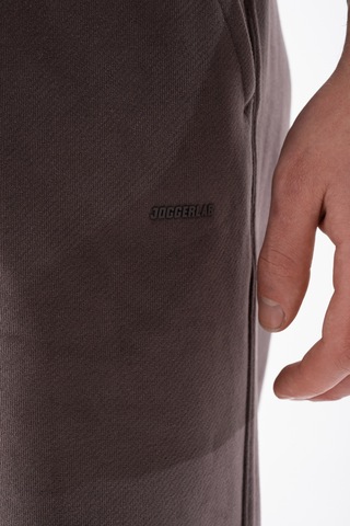 Joggerlab Erkek Dökümlü Ve Bol Kesim Eşofman Altı Kahverengi