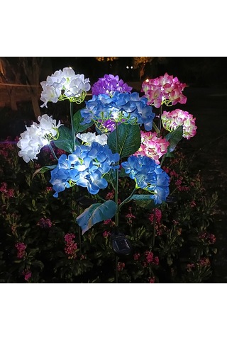 Mufunye Led Güneş Enerjili Papatya Simülasyonu 3 Başlı Taşaklı Bahçe Işığı - Su Geçirmez Dış Mekan Dekorasyonu Mor, Fotoelektrik Kontrol