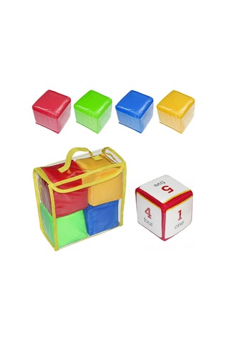 Aubyhe Çocuklar İçin Eğitici Yumuşak Zarlar - Okul Ve Ev Aktivitesi Oyuncağı, 4 Adet, Dayanıklı Materyal