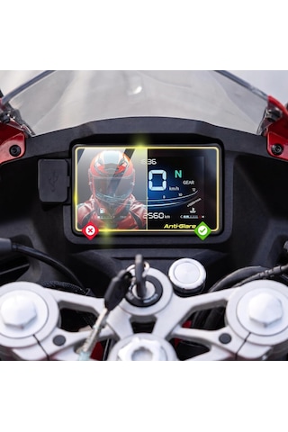 2024 Rks Srk 125/400 Rr / 550 / Reale 125 Motor Gösterge Panel Ekranı İçin İçin Ipg Anti-glare Parlama Önleyici Mat