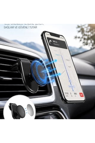 Kalorifer Izgaralı Manyetik Telefon Tutucu Sarsıntı Geçirmez Yeni Nesil