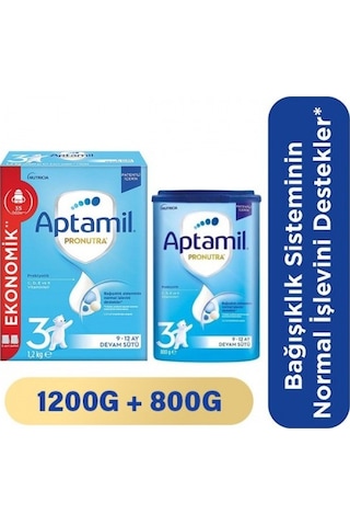 Aptamil 3 Pronutra Devam Sütü 2000 G 9-12 Ay PKT.APTAMIL.123