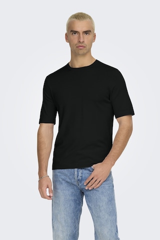 Only & Sons Erkek T Shirt 22022928 Siyah