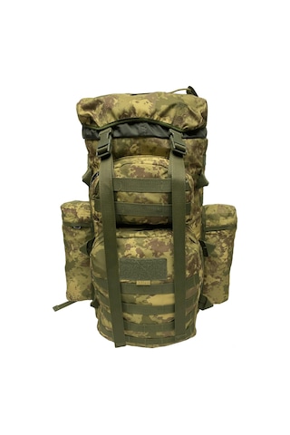 Combat Tactical Çanta Dağcı 80 Lt Kamuflaj - 656-802 - Renksiz Çok Renkli