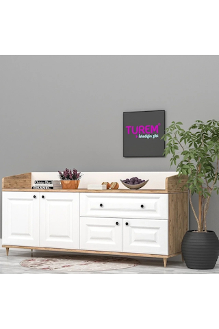 Toprak Membran Kapak Konsol Mdf Antrasit