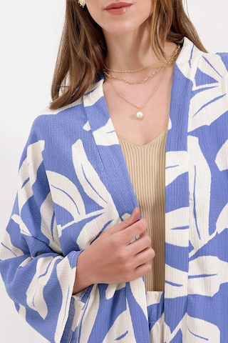 Gabria Desenli Kimono Takım Mavi