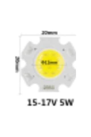 4 Adet 5w Cob Power Led Çip 5 Watt Ray Spot Led Panel Içi 15-17v